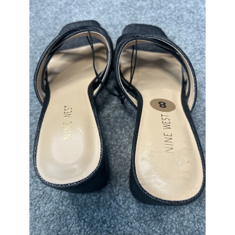 Nine West Women's Black Heeled Sandals Size 8 New - Picture 5 of 6